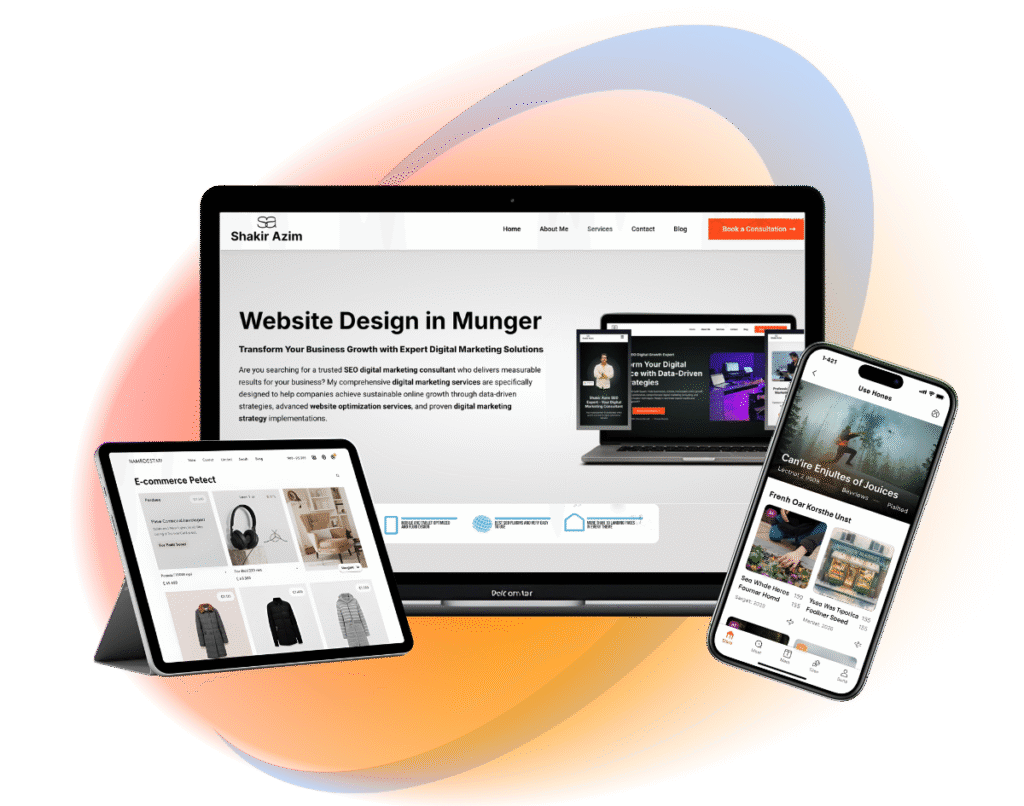 Professional website design Munger services